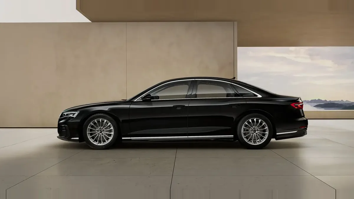 Audi A8 50 TDI 210kW (286CV) Quattro Tiptronic en renting en Barcelona — Lateral