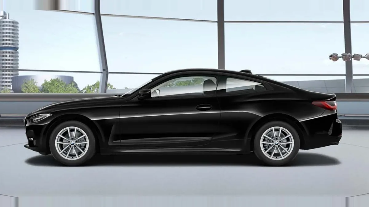 BMW Serie 4 420i Coupé en renting en Barcelona — Delantera