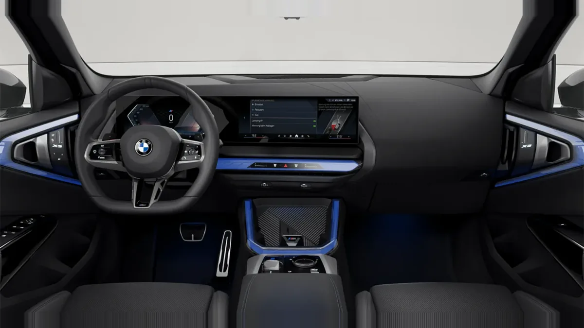 BMW X3 20d xDrive en renting en Barcelona — Delantera