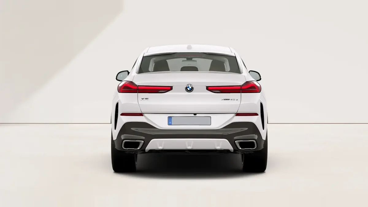 BMW X6 xDrive 40d M Sport en renting en Barcelona — Trasera