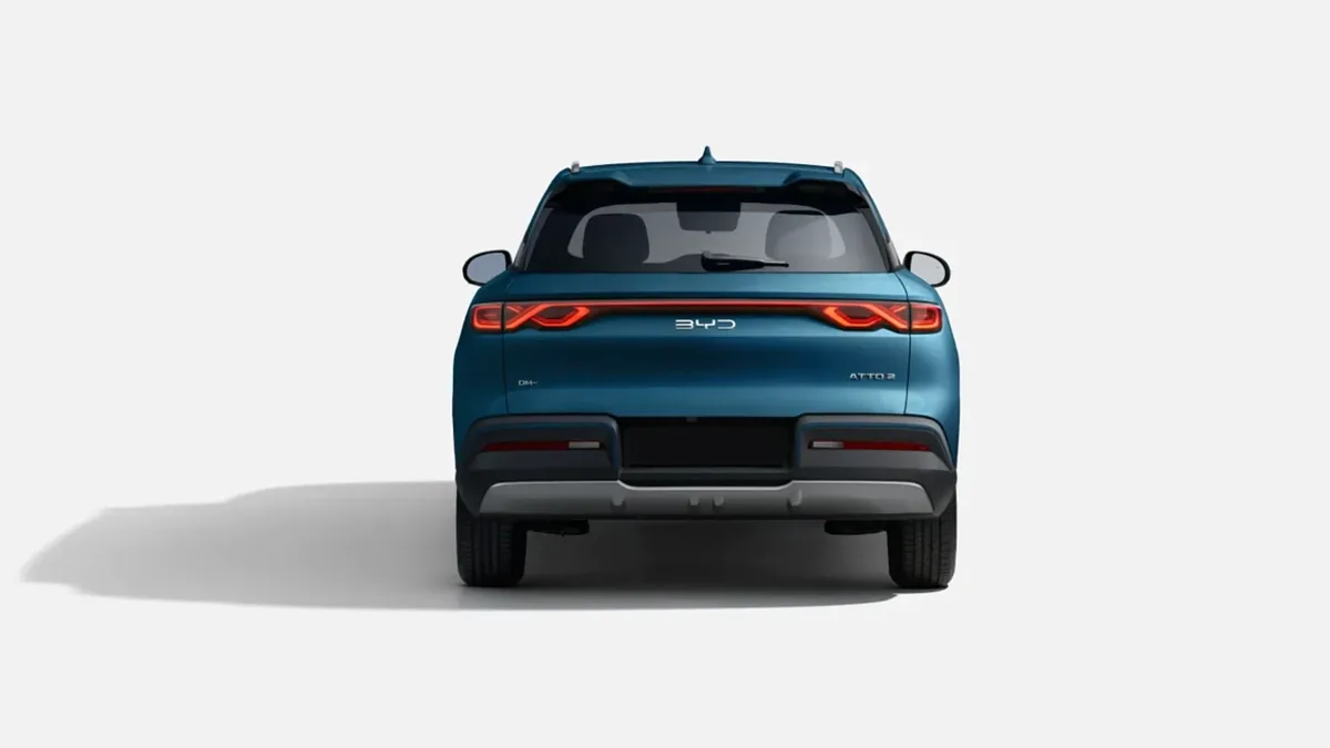 BYD ATTO 2 DM-i Boost en renting en Barcelona — Delantera