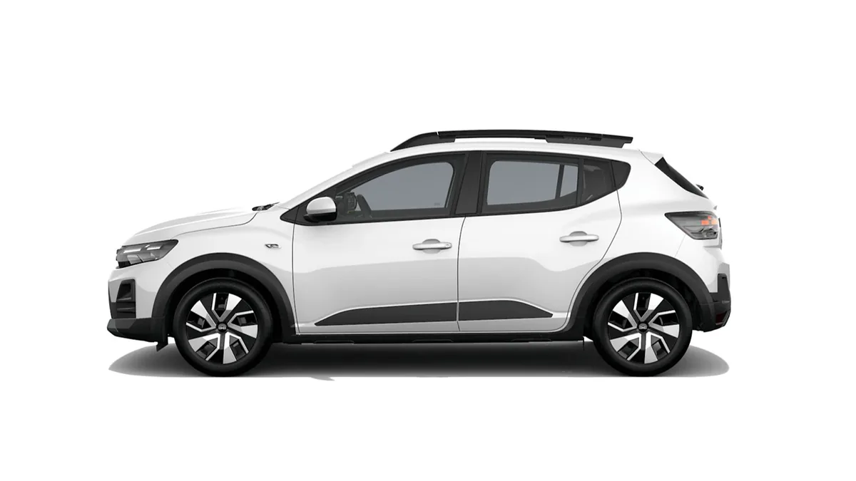 Dacia Sandero Stepway Expression ECO-G 120 AT en renting en Barcelona — Lateral