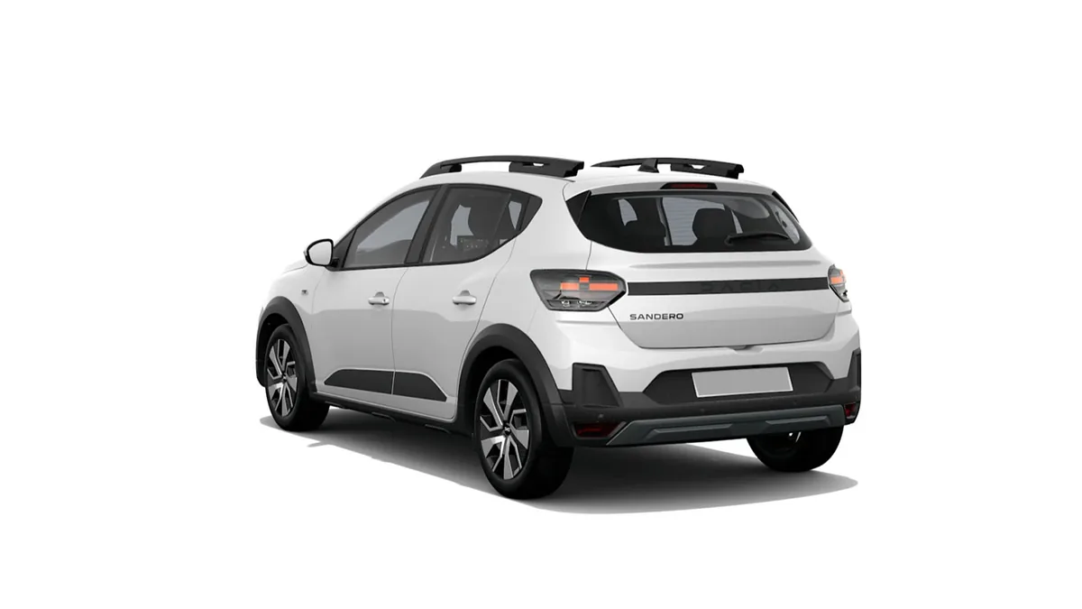 Dacia Sandero Stepway Expression ECO-G 120 AT en renting en Barcelona — Trasera