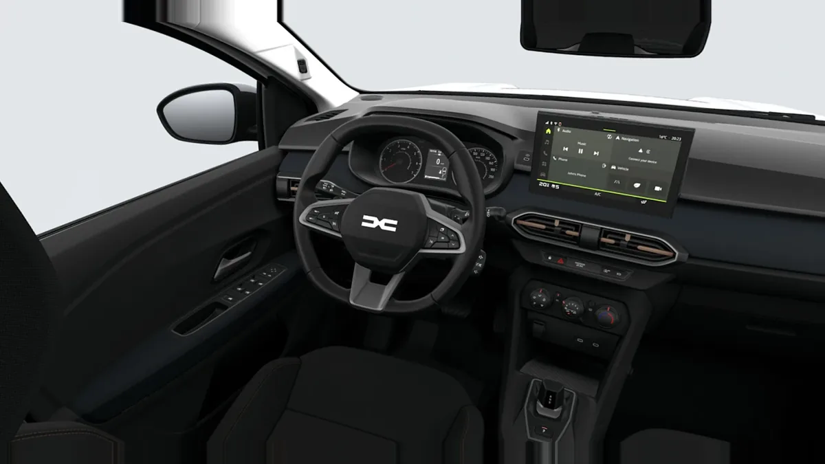 Dacia Sandero Stepway Expression ECO-G 120 AT en renting en Barcelona — Delantera