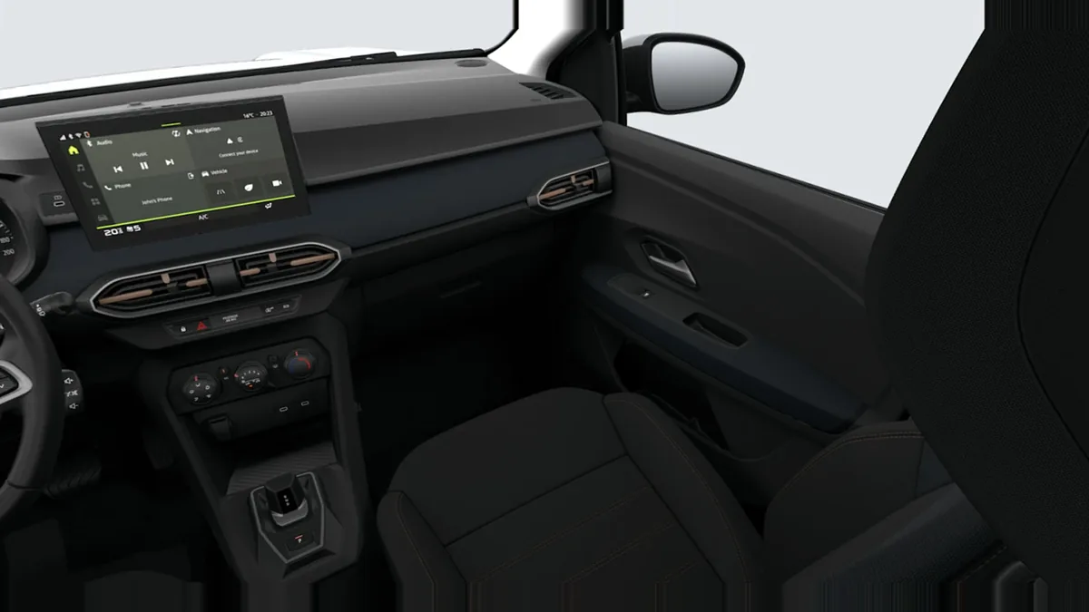 Dacia Sandero Stepway Expression ECO-G 120 AT en renting en Barcelona — Interior
