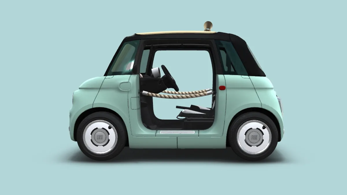 Fiat TOPOLINO DOLCEVITA en renting en Barcelona — Lateral