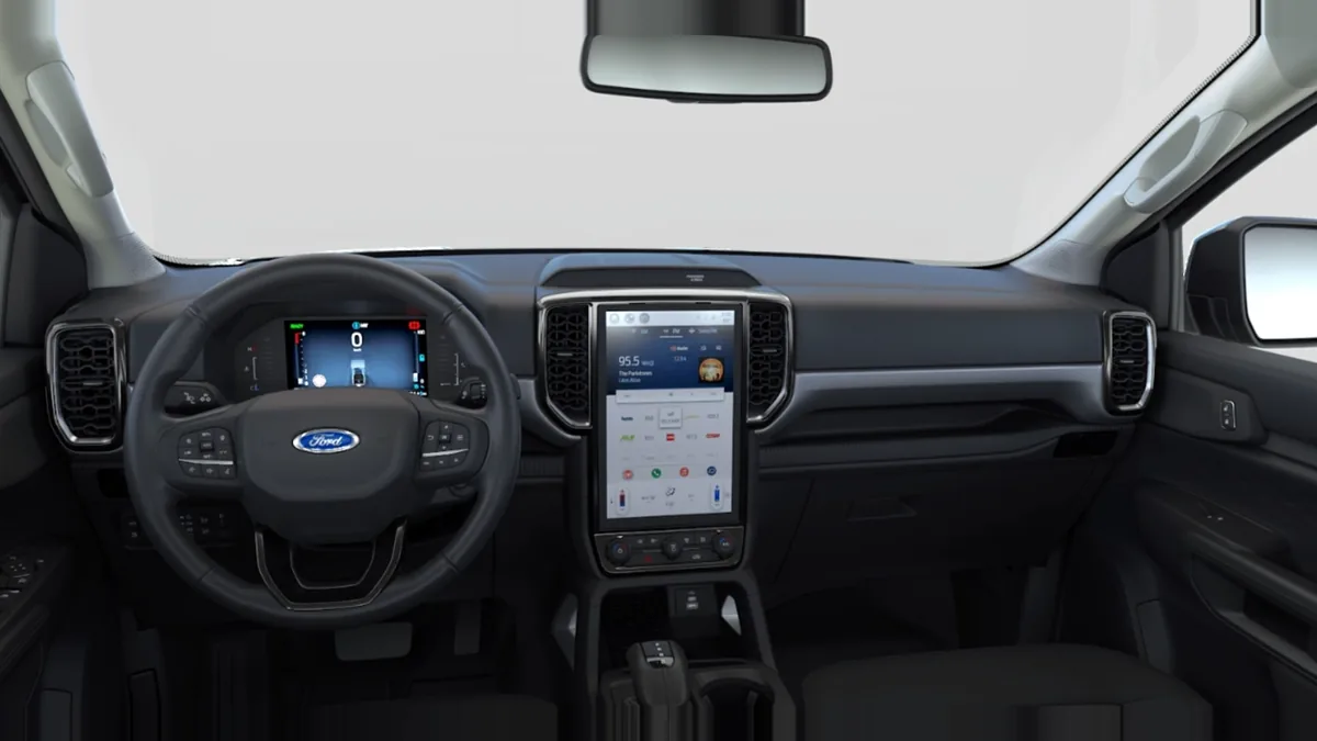 Ford Ranger XLT Doble Cabina 2.3 TVCT PHEV 280CV Automática II en renting en Barcelona — Delantera