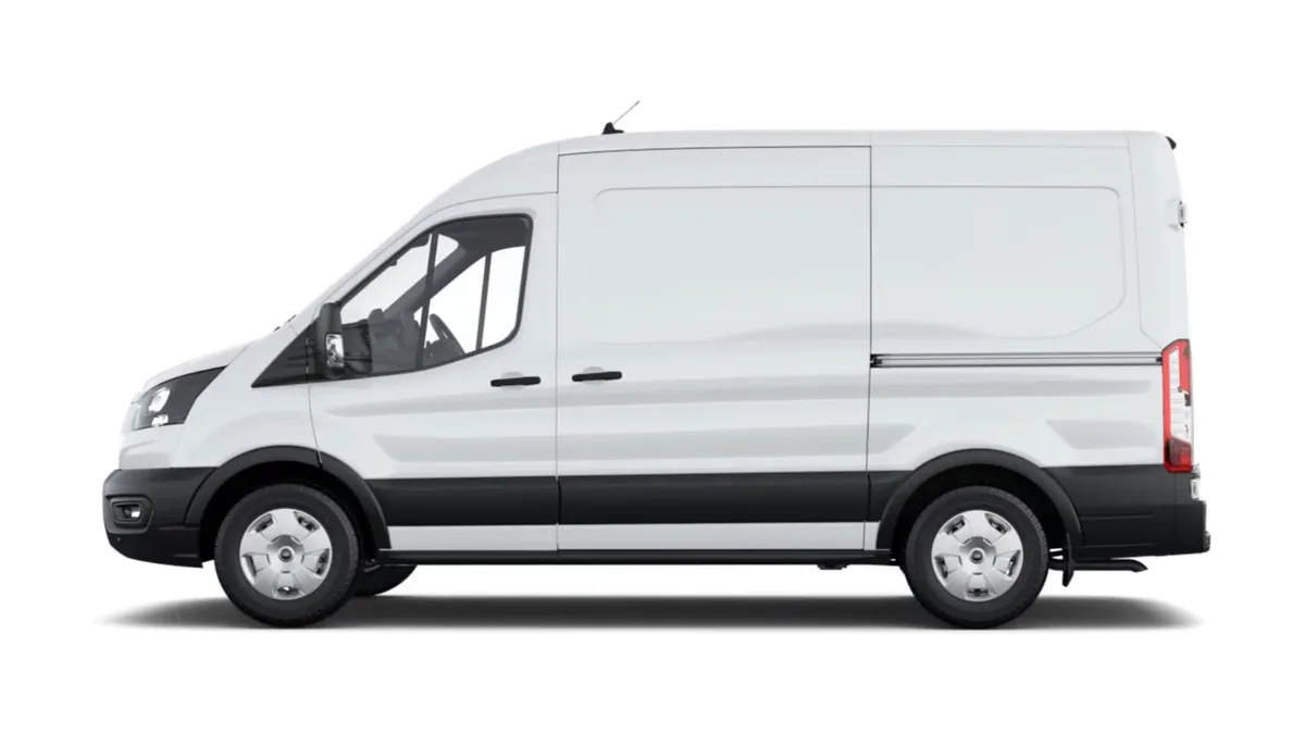 Ford TRANSIT 350 L2 Trend N1 EcoBlue 96kW FWD en renting en Barcelona — Lateral
