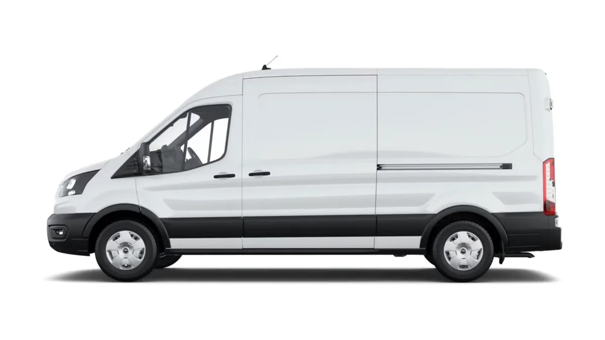Ford TRANSIT 350 L3 Trend N1 EcoBlue 96kW FWD en renting en Barcelona — Lateral