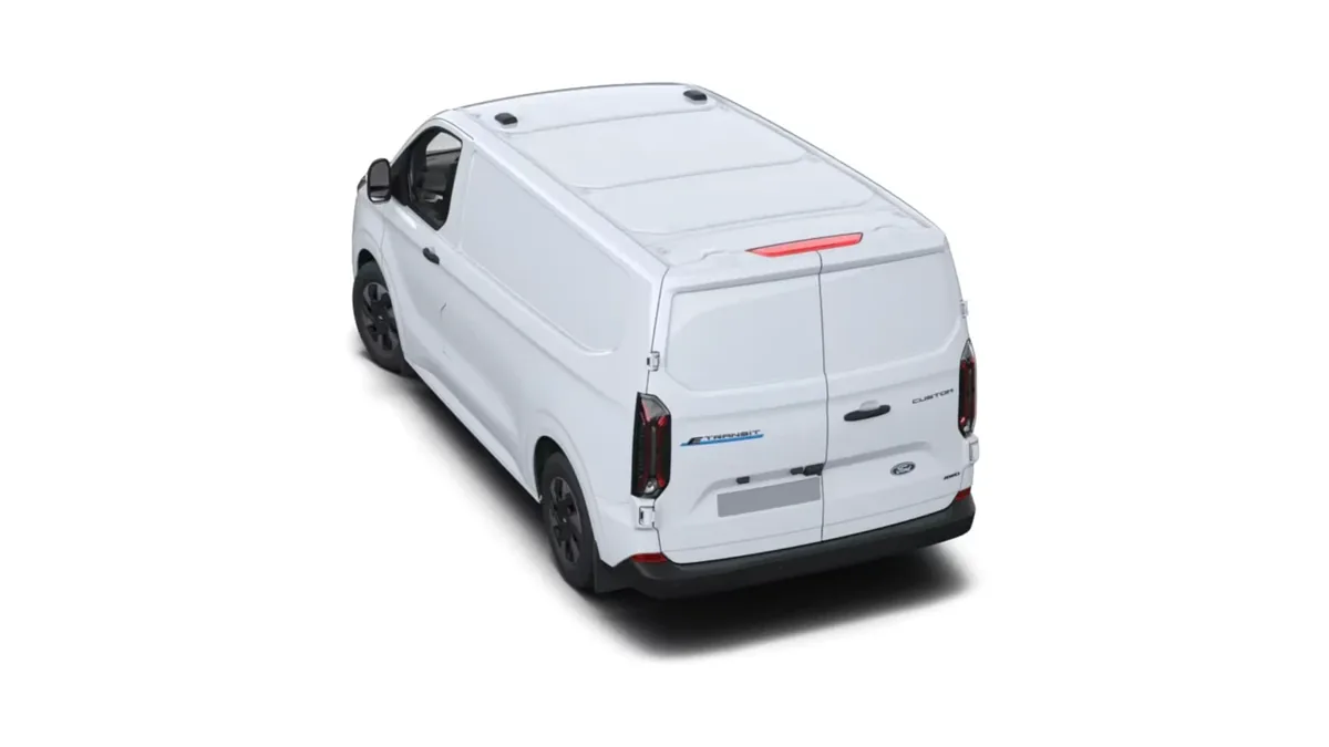 Ford TRANSIT CUSTOM Van BEV 83kWh 100kW 320 L1 Trend en renting en Barcelona — Trasera