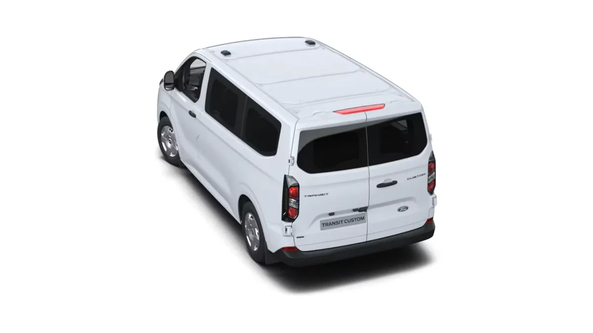 Ford TRANSIT Kombi 2.5 Duratec PHEV 171 340 L1 Trend en renting en Barcelona — Trasera