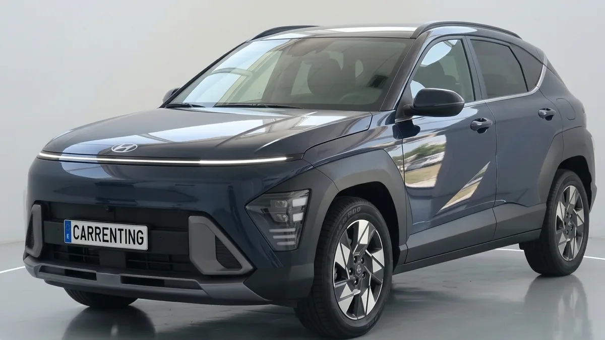 Hyundai Kona HEV 1.6GDI 138CV DT Maxx en renting en Barcelona