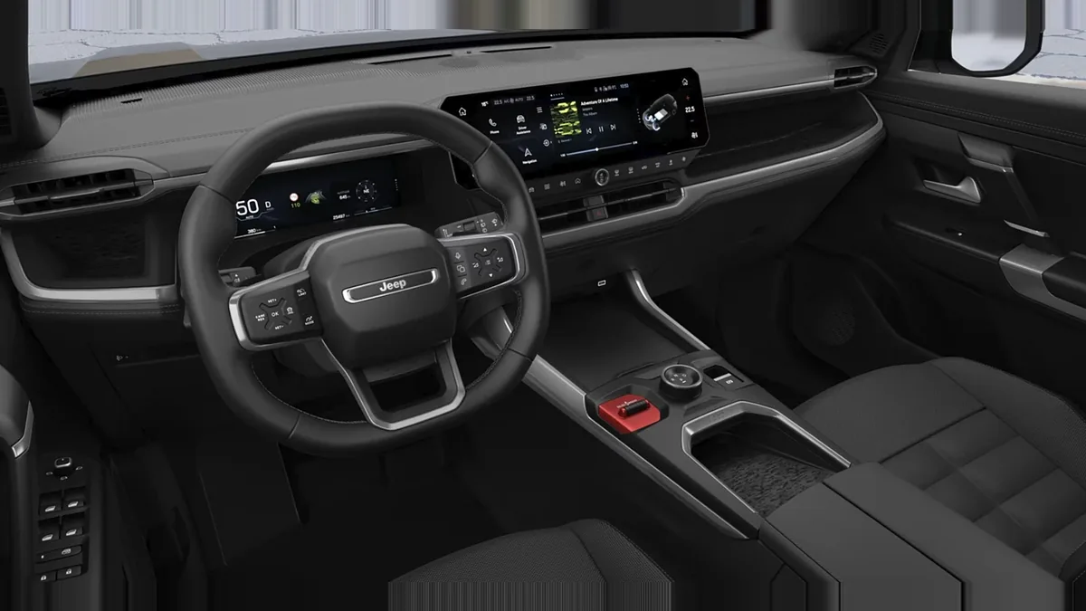 Jeep Compass 1.2 MHEV Altitude 145CV en renting en Barcelona — Delantera