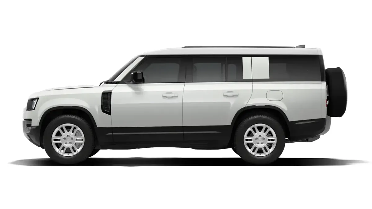 Land Rover Defender 3.0D I6 250S MHEV en renting en Barcelona — Lateral