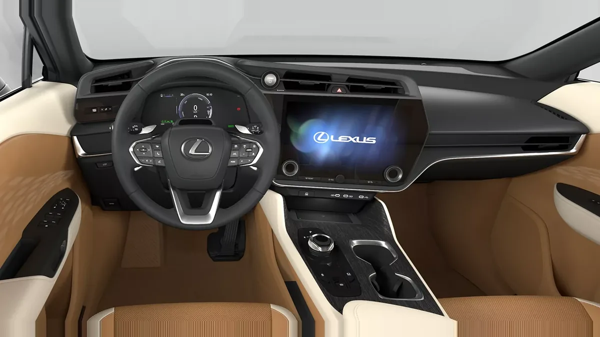 Lexus RZ 350e e-Premium Efficiency FWD 224CV en renting en Barcelona — Interior