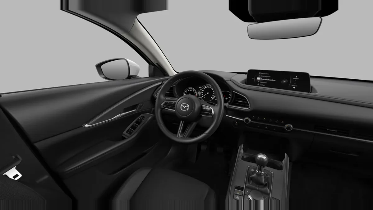 Mazda CX 30 2.5L e-SkyAct G MHEV 103kW Prime-Line en renting en Barcelona — Delantera