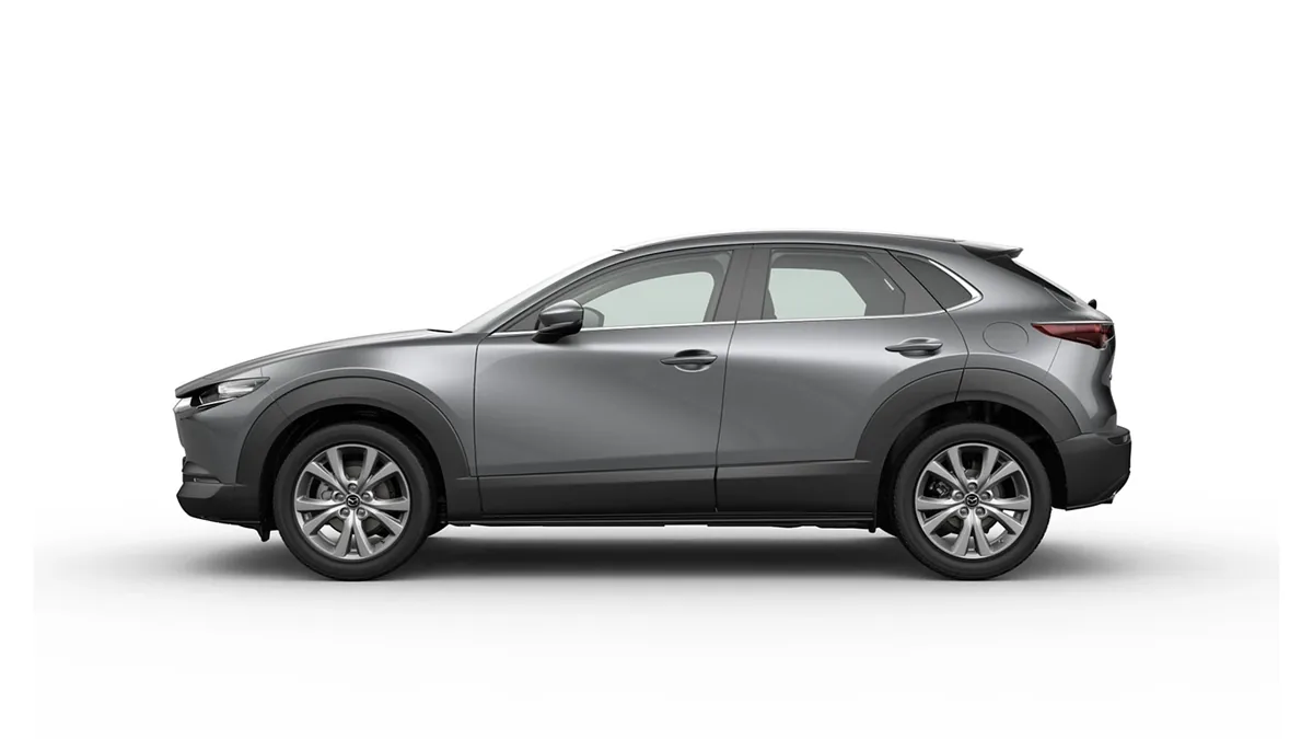 Mazda CX-30 e-SKYACT G MHEV Centre-Line en renting en Barcelona — Lateral