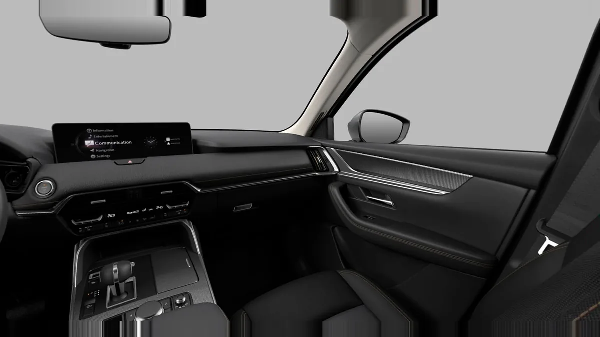 Mazda CX-60 e-Skyactiv D MHEV 147kW RWD 8AT Exclus.-Line en renting en Barcelona — Interior