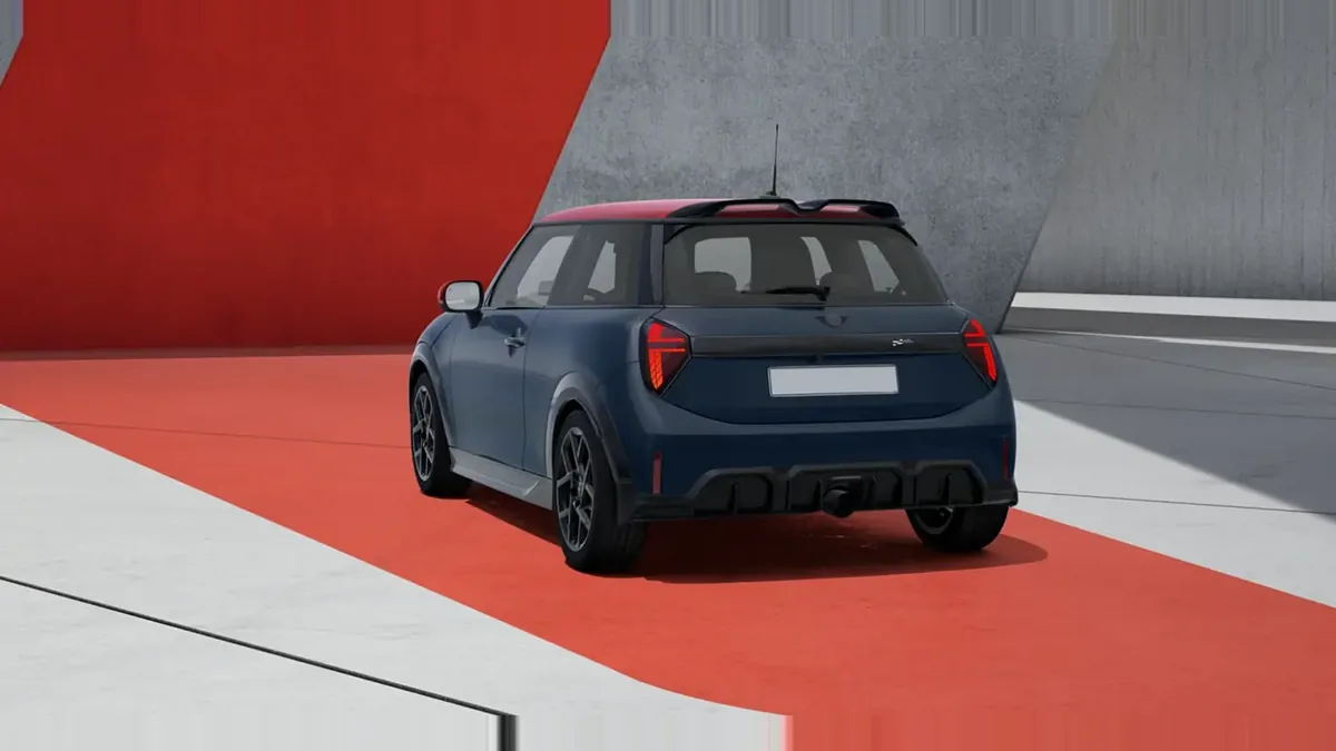 MINI John Cooper Works en renting en Barcelona — Trasera