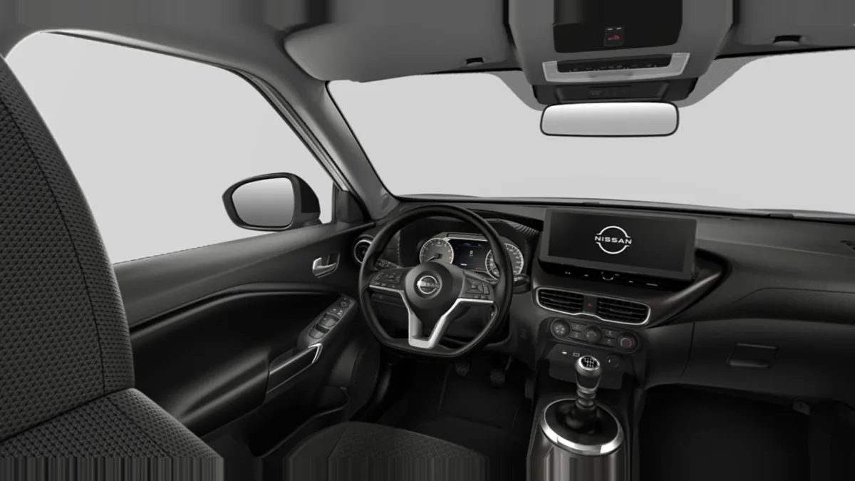 Nissan Juke 1.0 DIG-T 114CV Acenta II en renting en Barcelona — Delantera