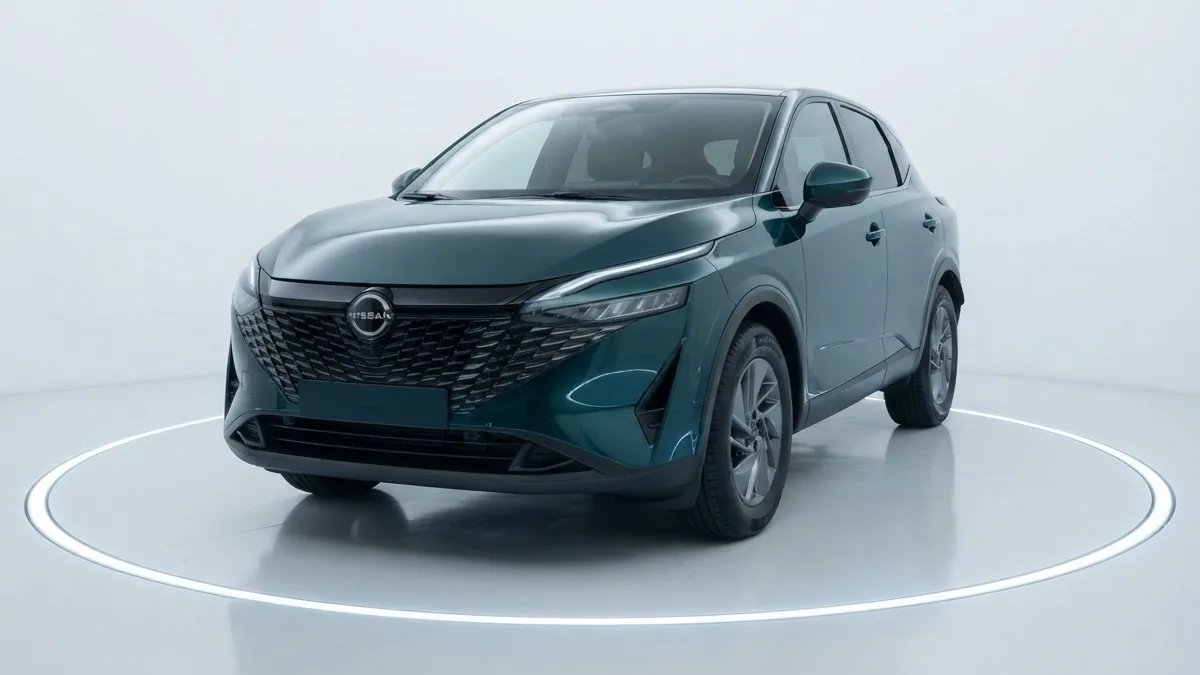 Nissan Qashqai DIG-T 103kW (140CV) MHEV 4x2 Acenta Deep Blue Ocean en renting en Barcelona — Lateral