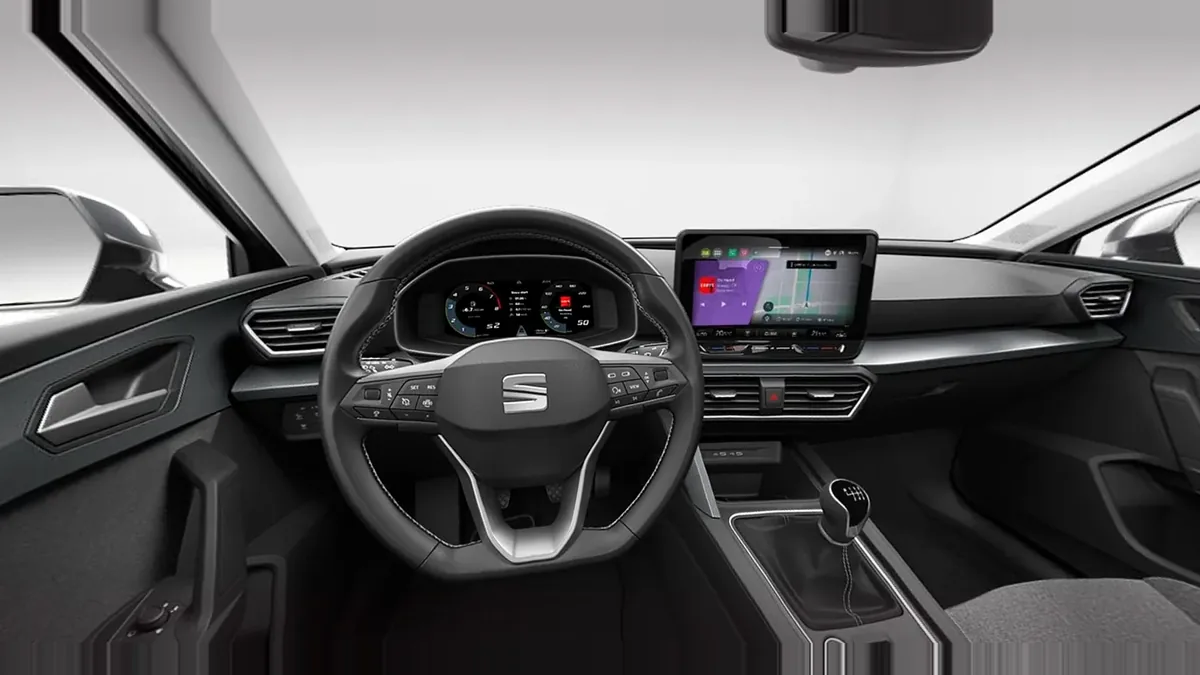 SEAT León 2.0 TDI CR St&Stp XL Fleet Pack en renting en Barcelona — Delantera